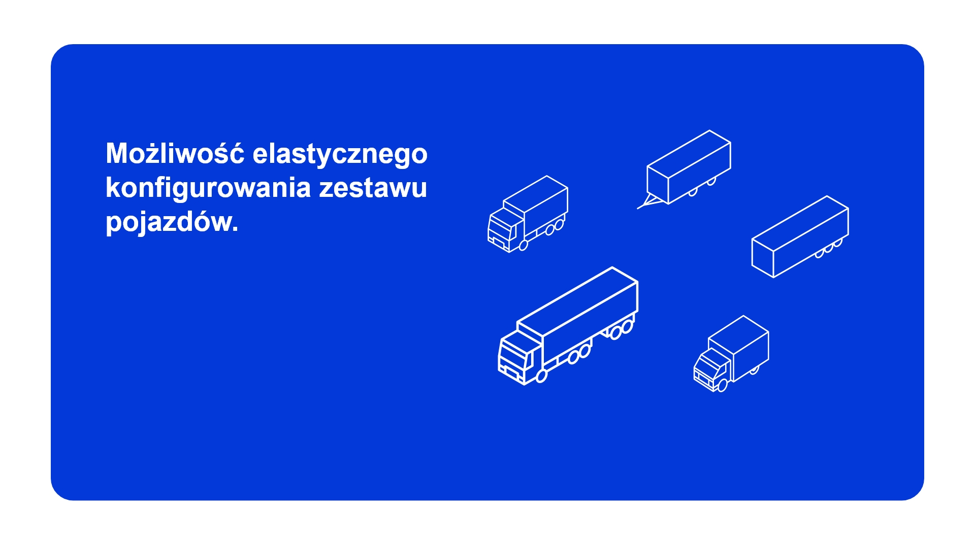 Omega Pilzno Rental - możliwość elastycznego konfigurowania zestawu pojazdów