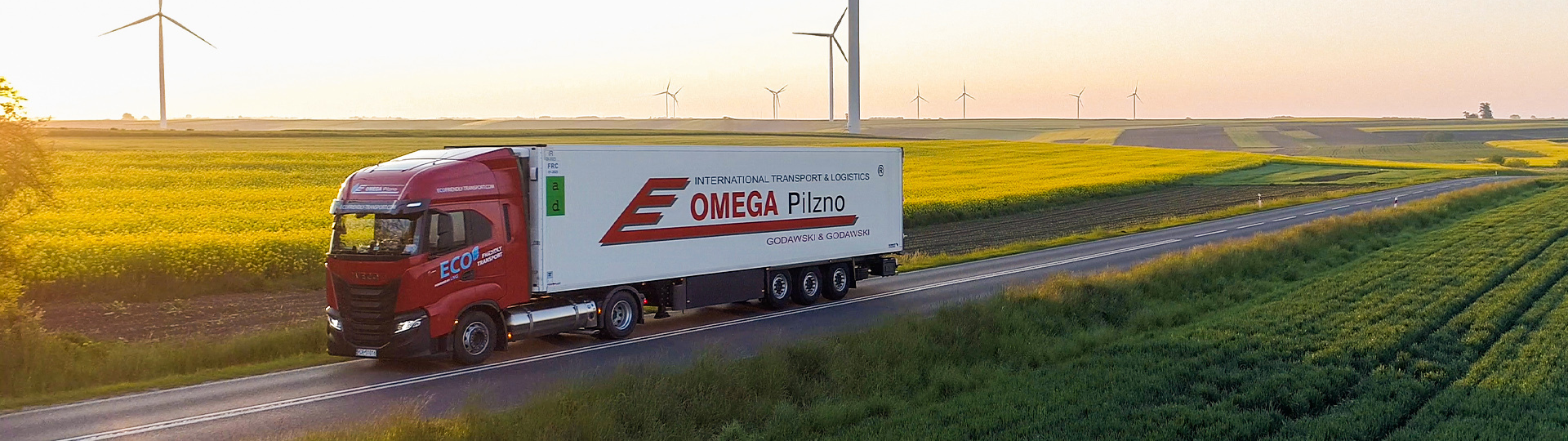 Eco-friendly transport ekologiczny OMEGA Pilzno